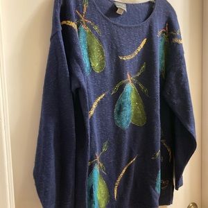 Sage pear sweater